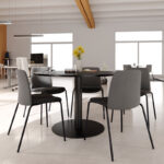 Studio bord med Ø50 cm skiva - Image 2