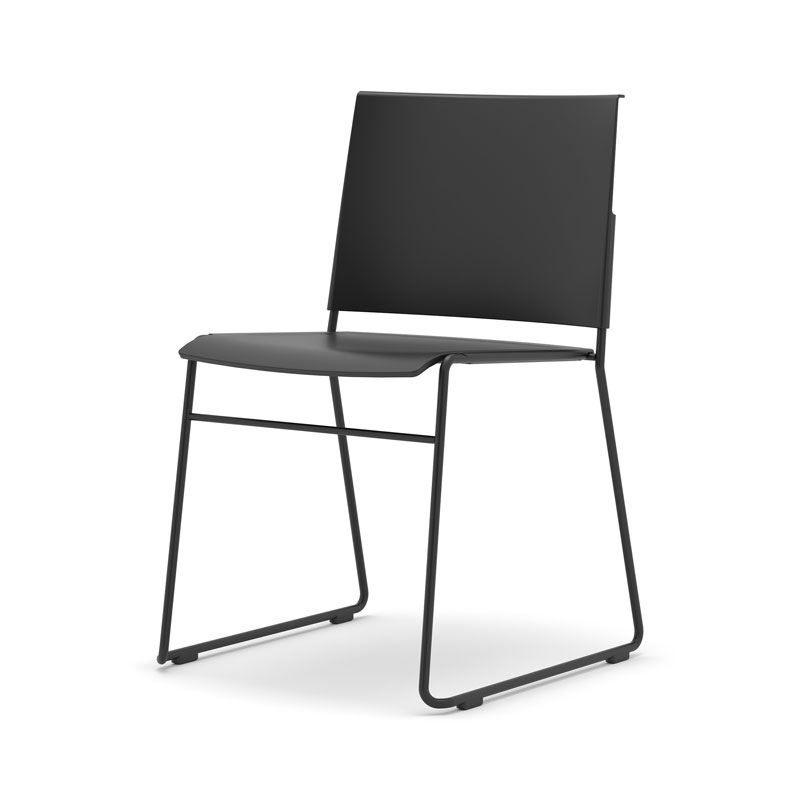 elj-axona-aichi-x50-stol-svart X50 - Stapelbar Stol - Billede 1