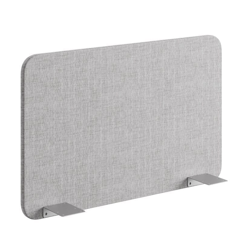 Bordskærm_kort side_grå_80_cm Bordsskärm kortsida grå - Silencio Premium - Billede 1