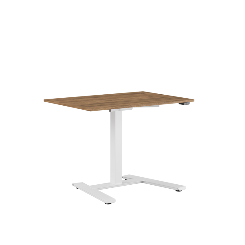 elj-elevate11-100x70-whiteframe-walnuttabletop Elevate 11 bord - Bild 1